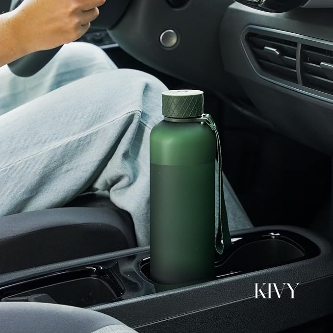KIVY Slim Water Bottle 32oz [Lightweight & Shatterproof] - Reusable Tritan Water Bottle - Leak Proof Water Bottle for Women & Men - No Spill Drinking Bottle - Dishwasher Safe - BPA Free